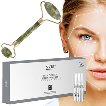 Syis ampułki serum śluzem ślimaka do twarzy ROLLER