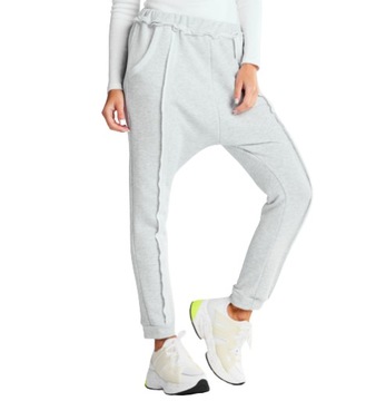 Spodnie baggy dresowe casual luźne sportowe, S/M