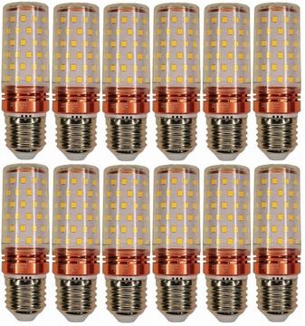 Żarówka LED E27 16WAT wąska świeczka mocna 12sztuk