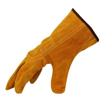 1 пара электросварочных перчаток из воловьей кожи, тепло