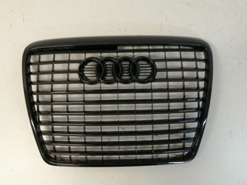 NOVÝ MASKA MŘÍŽKA CHLADIČŮ NÁRAZNÍK AUDI A6 C6 FACELIFT 2009-11 FULL BLACK