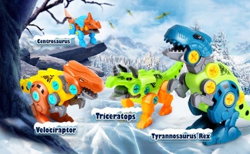 Игрушка Динозавр своими руками в ПОДАРОК ​​развивающая моторика