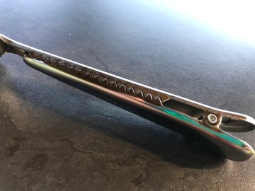 Кофе -измерение чашки с зажимом для сумочек, чайная ложка Oldman Clip 16 см стали