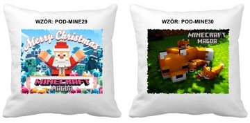 Poduszka + imię MINECRAFT dziewczynka,mikrofibra