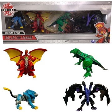 BAKUGAN ZESTAW DRAGONOID HYDOROUS NILLIOUS TROX