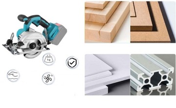 БЕСЩЕТОЧНАЯ ЦИРКУЛЯРНАЯ ПИЛА 125ММ АККУМУЛЯТОРНАЯ ДЛЯ РЕЗКИ ДРЕВЕСИНЫ