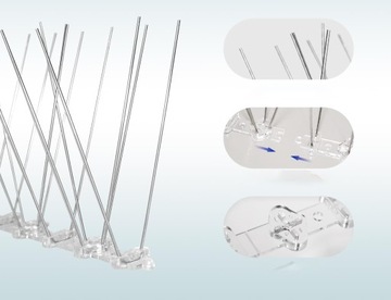 10x 50 см металлических шипов для голубей для птиц, плотных против нержавеющих птиц