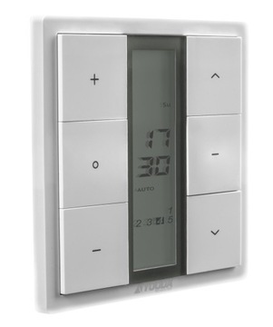 Pilot rolet ścienny YOODA MAGNETIC 5 kan z zegarem