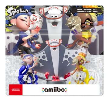 Zestaw Figurek Amiibo Splatoon Shiver Frye Big Man NOWY