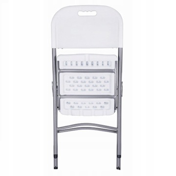 Стул складной садовый белый садовый в сад для приусадебного участка