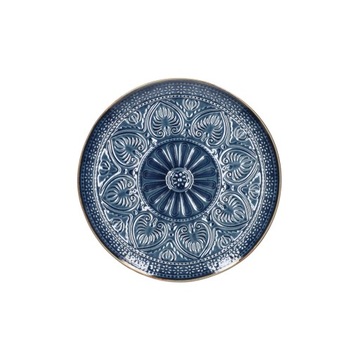 Десертная тарелка ИНДИЯ, темно-синий, 21 см, ХОМЛА