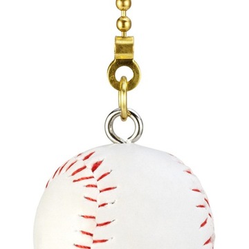 WENTYLATOR SUFITOWY WYCIĄGA ŁAŃCUCH SPORTOWY W KSZTAŁCIE BASEBALLU