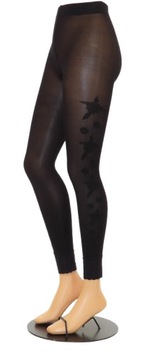 Katy ORNAMENTO leggins microf. koronka r.3(40-42)