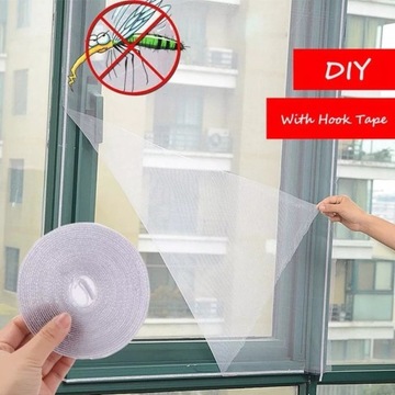 МОСКИТНАЯ СЕТКА ОКОННАЯ НАСЕКОМЫЕ КОМАРЫ 150 х 150 + ВЕЛКРО