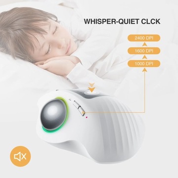 ProtoArc EM01 Беспроводная мышь с трекболом RGB