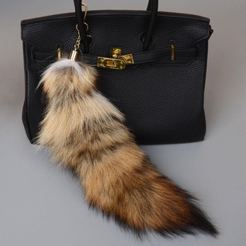 40cm ogon brelok do kluczy torebka wisiorek na klucze moda sztuczna