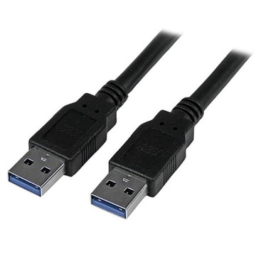 StarTech.com USB3SAA3MBK kabel USB 3 m USB 3.2 Gen 1 (3.1 Gen 1) USB A Czar