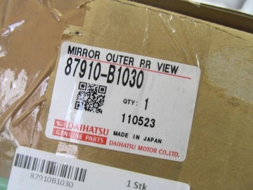 DAIHATSU SIRION 04-10 ZRCÁTKO PRAVÉ PRAVÝ PŘEDNÍ 3PIN C409