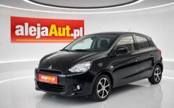 Mitsubishi Space Star Hatchback 5d 1.2 80KM 2014 Mitsubishi Space Star 1.2 BENZ 80 KM 2015r 1 Wlasciciel Warszawa