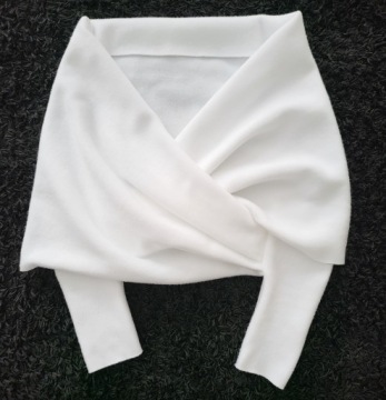 СВАДЕБНЫЙ ПАЛАТИН, болеро, платок, платок, Р-38, белый