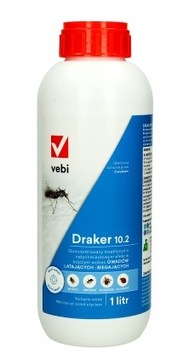 Vebi Draker 10.2 1 l na Owady Latające Biegające Muchy Komary Ziemiórki