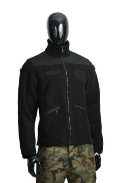 Polar Wojskowy Czarny Bluza mundurowa Wojsko r. XL
