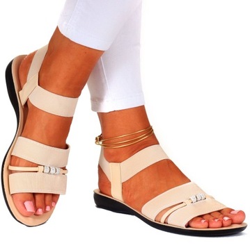 СПОРТИВНЫЕ САНДАЛИИ ЖЕНСКИЕ, НА ПЛОСКИХ РЕЗИНОВЫХ ПОЛОСКАХ