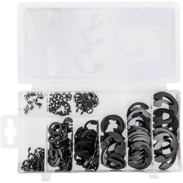 Стопорные кольца типа Е, набор 300 шт.