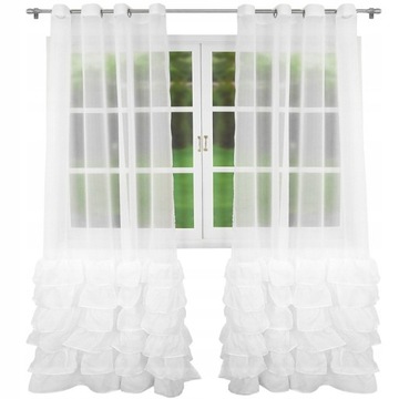 ГОТОВАЯ ШТОРА, ДЛИННАЯ ВУАЛЬНАЯ ШТОРА, БАЛКОННАЯ ШТОРА