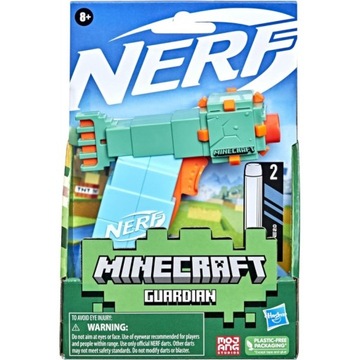Hasbro Nerf Minecraft Pistolet Mini Blaster GUARDIAN F4422