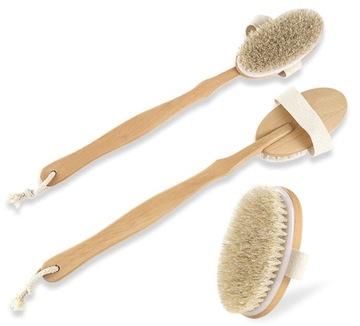 МАССАЖНАЯ ЩЕТКА ДЛЯ МАССАЖА ЗАДНЕЙ ЧАСТИ, ДЛИННЫЙ БАМБУК, 41 см