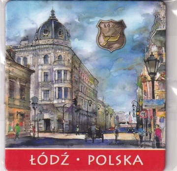 MAGNES NA LODÓWKĘ MAGNETKA ŁÓDŹ 3613