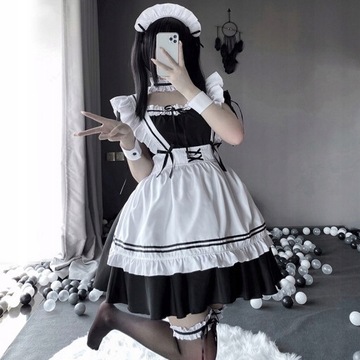 Strój POKOJÓWKA KOSTIUM COSPLAY ANIME LOLITA