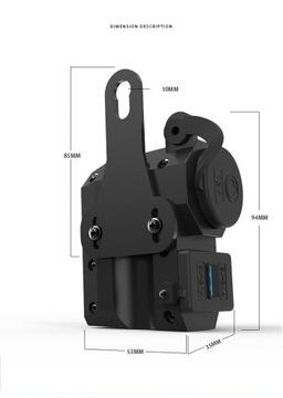 USB ЗАРЯДНОЕ УСТРОЙСТВО С ВОЛЬТМЕТРОМ ДЛЯ МОТОЦИКЛА