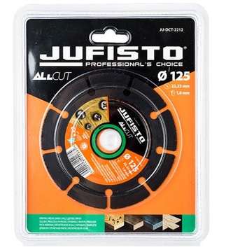JUFISTO TARCZA DO CIĘCIA DREWNA Z GWOŹDZIAMI 125mm