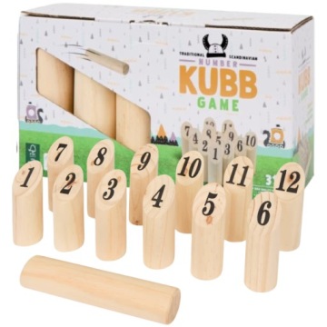 KUBB кеглі фінські для дітей і дорослих дерев'яна гра на спритність