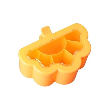 Spice Rack Spice Rack with 6 Seasoning box Orange