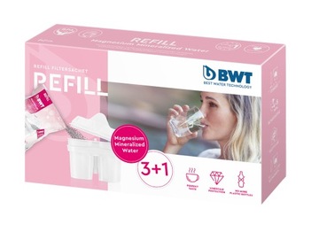 ФИЛЬТРЫ ДЛЯ ВОДЫ BWT ПАКЕТЫ - ФИЛЬТРУЮЩИЕ ГРАНУЛЫ С МАГНИЕМ 3 ШТ.