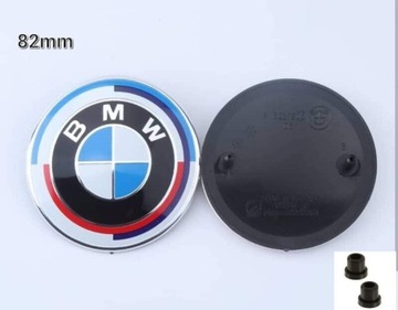 BMW 50 Jahre M ЛОГОТИП Ø 82 мм Крышка капота 2x РУКАВА