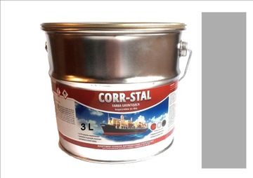FARBA OKRĘTOWA NA RDZĘ OCYNK ALUMINIUM STAL 3 L