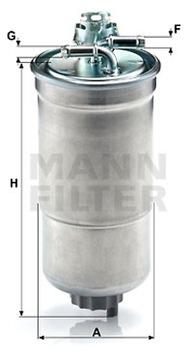MANN-FILTER WK 853/3 x топливный фильтр