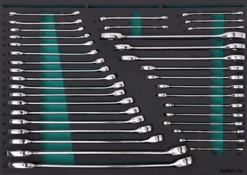 ТЕЛЕЖКА ДЛЯ ИНСТРУМЕНТАЛЬНОГО ШКАФА SATA С 6 ЯЩИКАМИ, 368 ШТ. ПРОФИ-ТУЛС КРАКОВ