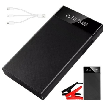 Výkonná Powerbanka Pro Startování Auta 4000A Booster Jump Starter 10000mAh