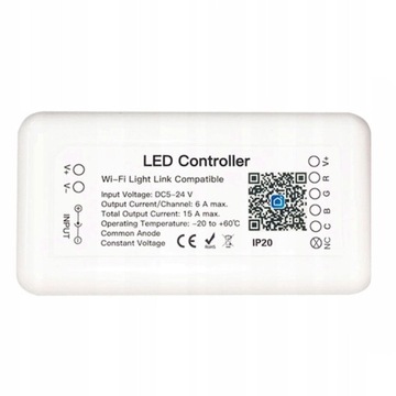 Kontroler LED RGBW 15A WiFi TUYA