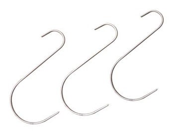 Hak do wędzenia wędzarni duży Ostry haki INOX 5 szt. Solidne !