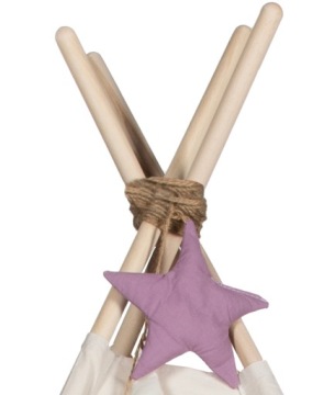 Палатка TIPI TEEPEE детская, 3 мягкие подушки + GIRLAND, товар PL