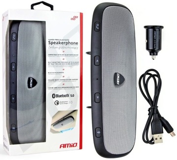 ZESTAW GŁOŚNOMÓWIĄCY DO AUTA GŁOŚNIK BLUETOOTH