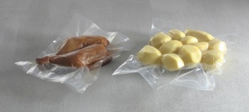 Пакеты с накаткой для вакуумных упаковочных машин 15х25см.