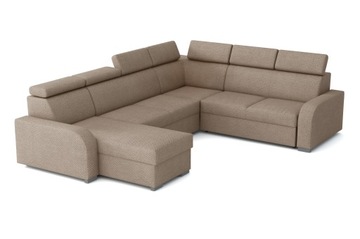 duży narożnik MALMO III dwa kufry sofa do salonu