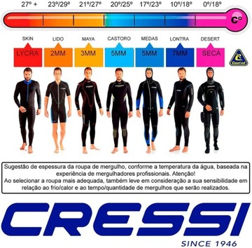ЦЕЛЬНАЯ ПЕНА ДЛЯ ПЛАВАНИЯ 2,5 мм МУЖСКАЯ CRESSI DIVER MAN MONOPIECE размер XL
